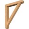 Ekena Millwork Traditional Craftsman Smooth Bracket w/ Offset Brace, Western Red Cedar, 5 1/2"W x 34"D x 38"H BKT0604X34X38TRA04SWR - alternate 1